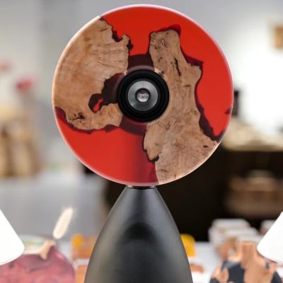 Resin - Wood Speaker: A Sonic Symphony of Nature and Technology