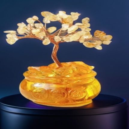 Tibetan Zen Citrine Wealth - gathering Tree