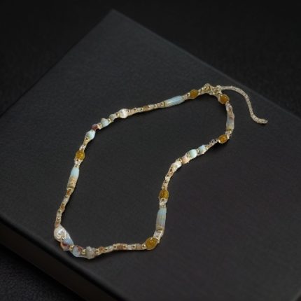 Feng Shui Mosaic Strand Necklace