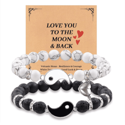 Taoist couple Tai Chi style niche bracelet