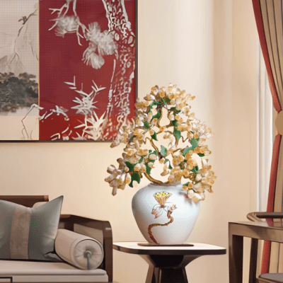 Citrine Fortune Tree Decor