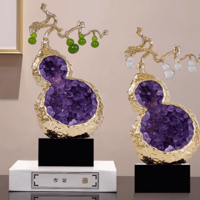 Amethyst Gourd Ornament