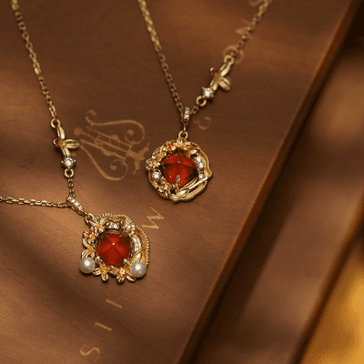 Vintage Sterling Silver Collarbone Necklace