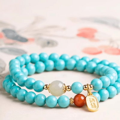 Tibetan Turquoise Multi-precious Bracelet