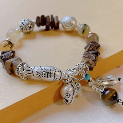 Fu Yin Ethnic Style Multi-Treasure Auspicious Bracelet