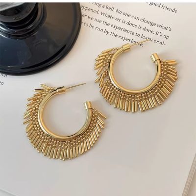 Sterling Silver Gypsy Fringe Earrings
