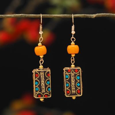 Vintage Nepali Ethnic Earrings