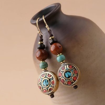 Vintage Bodhi Seed Earrings