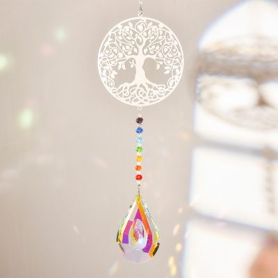 Rainbow Chime Crystal Wind Bells