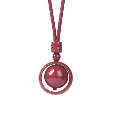 Imperial Vermilion "Purple Gold Sand" Necklace