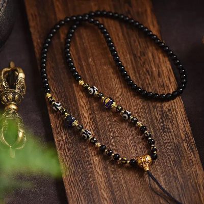Buddha Amulet Thangka Dzi Pendant