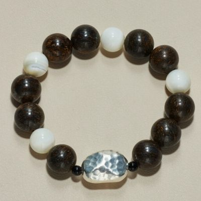 Mysterious Pearl Black Jade Bodhi Chain