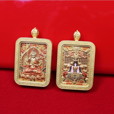 Eight Guardians of the Twelve Zodiac Tibetan Double-sided Three-dimensional Wuye 3x4 Small Thangka