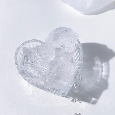 White Crystal Raw Stone 7A High-Quality Transparent Body Demagnetizing Crystal Purifying Demagnetizing Stone