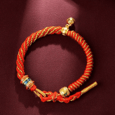 Tibetan Six-character Mantra Color Rope Bracelet