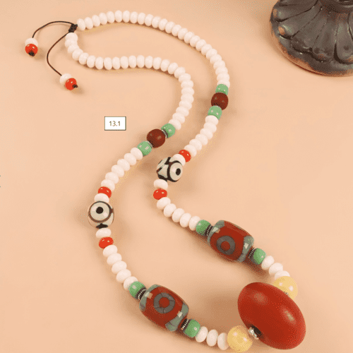 Click to view full screen Tibetan Six-character Mantra Color Rope Bracelet photo review