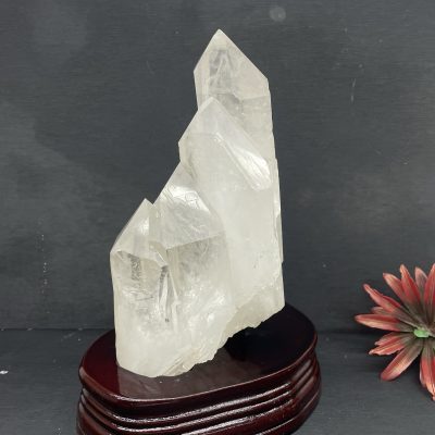 Natural White Crystal Cluster Raw Ore Ornament Demagnetizing Specimen Ore Marker Purification