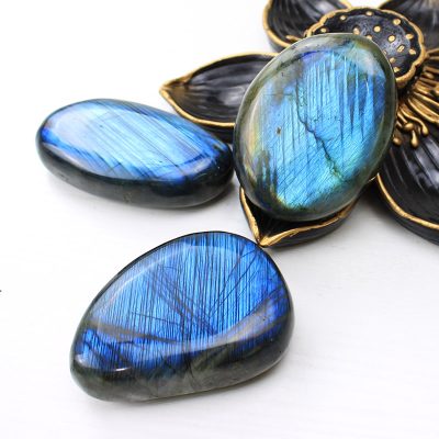 Natural Crystal Raw Stone Labradorite Ore Play Piece Moonstone Gemstone Beautiful Colored Stone