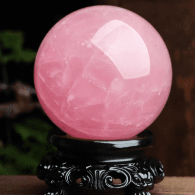 Natural Rose Quartz Ball Ornament Rose Quartz Ball Home Living Room Entrance Bedroom Ornament Gift Donghai Quartz Ball Polished from Raw Stone
