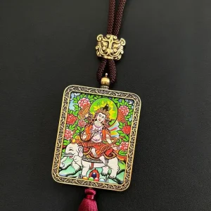 Samantabhadra Fulfillment Thangka Talisman - Overcome Obstacles, Succeed in Endeavors, Build Good Fortune