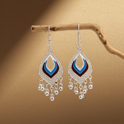 Zen Triangle Sacred Mountain Aura Earrings
