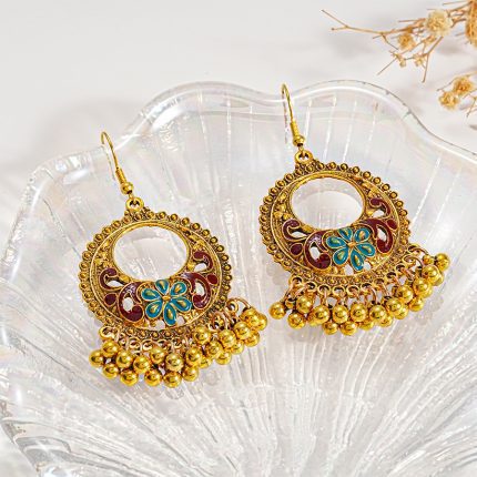Mystic Bloom – Mandala Awakens Earrings