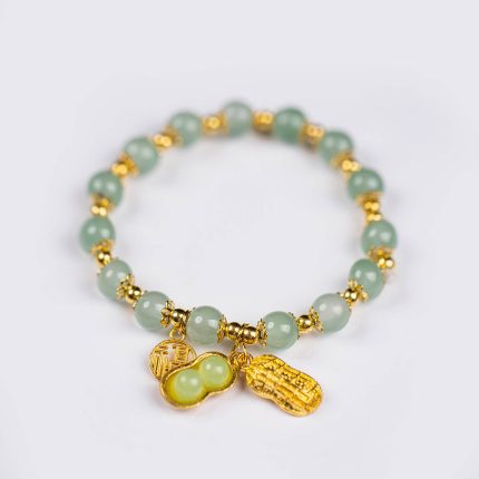 Green Jade Infinite Good Luck Bracelet