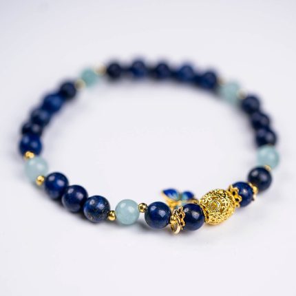 Jade & Cloisonné Enamel Butterfly Success & Empowerment Bracelet