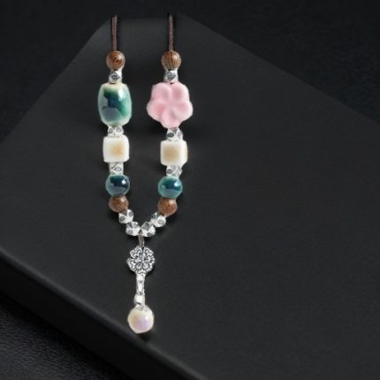 Tibetan Style Ceramic Necklace