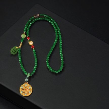 Modern Feng Shui Charm Necklace