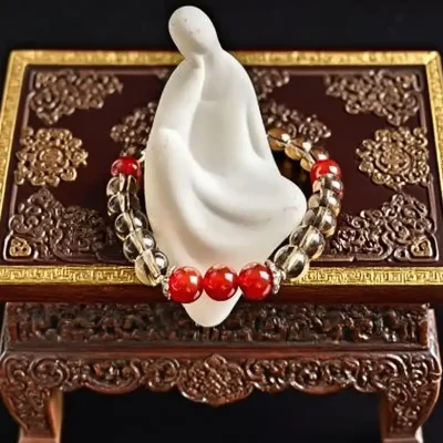 Red Berry Healing Energy Luck-Boosting Bracelet