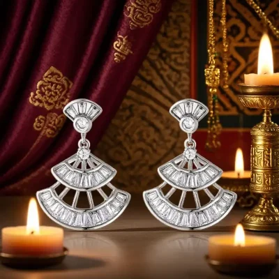 Prajna Fan Whisper Wisdom Breeze Earrings
