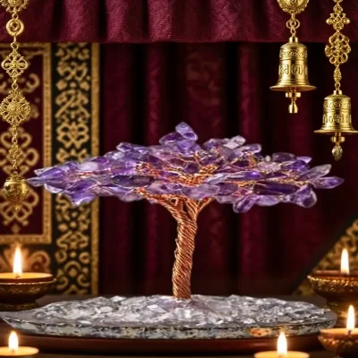 Tibetan Zen Amethyst Spiritual - Opening Tree