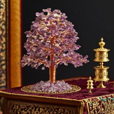 Tibetan Zen Amethyst - Shadow Wisdom - Awakening Tree