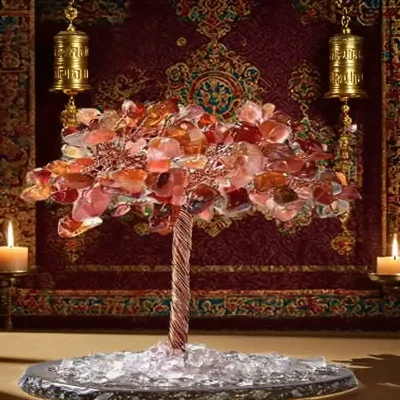 Tibetan Zen Twisted - Branch Crimson - Leaf Spirit - Revitalizing Tree
