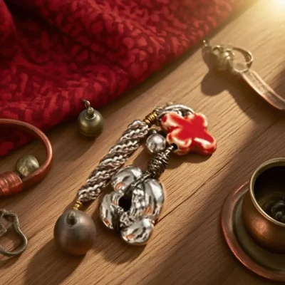 Tibetan Vintage Sunflower Bead Bracelet
