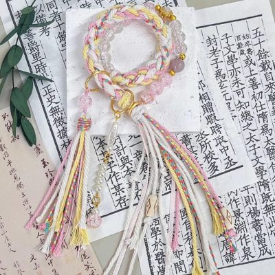 Feathered tassel dream silk bracelet