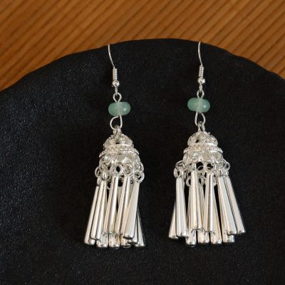 Bamboo Silhouette - Neo-Miao Hybrid Fringe Earrings