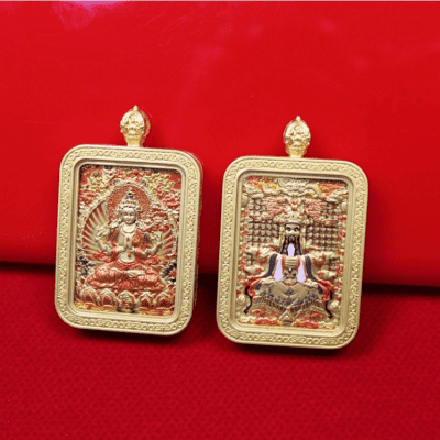 Eight Guardians of the Twelve Zodiac Tibetan Double-sided Three-dimensional Wuye 3x4 Small Thangka