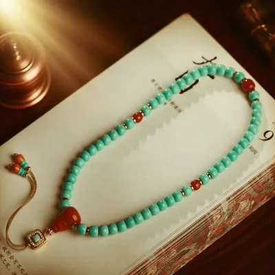 Tibetan Turquoise Multi-precious Bracelet