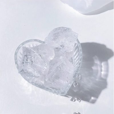 White Crystal Raw Stone 7A High-Quality Transparent Body Demagnetizing Crystal Purifying Demagnetizing Stone