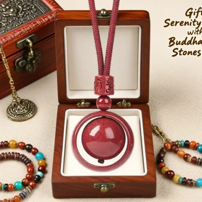 Imperial Vermilion "Purple Gold Sand" Necklace