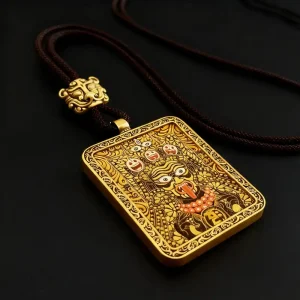 Zhai Lhamo Fortune Thangka Talisman - Quick Results&Business Success&Home Protection