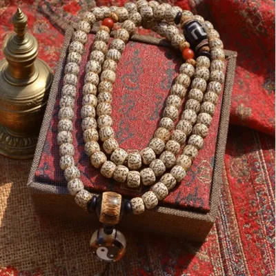 Tibetan Blood Bodhi Necklace