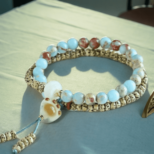 Yellow Jambhala and Prajnaparamita Eye Talisman - Wealth Attraction & Wisdom Blessings photo review