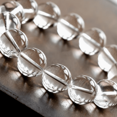 Tibetan white crystal beckoning bracelet
