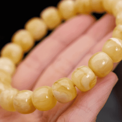 Beeswax beckoning bracelet