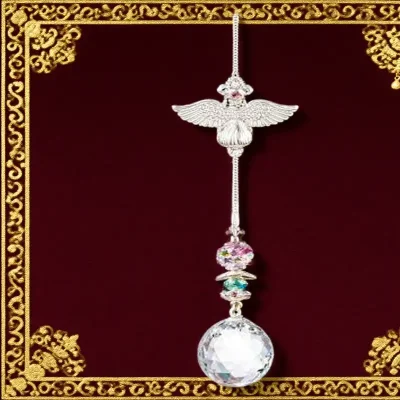 Angel's Tear Crystal Guardian Pendant