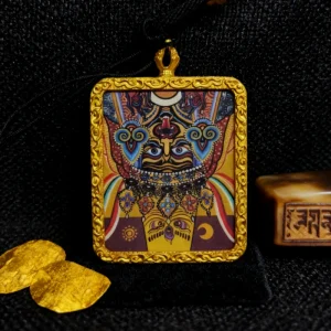 Zashi Lhamo Thangka Pendant