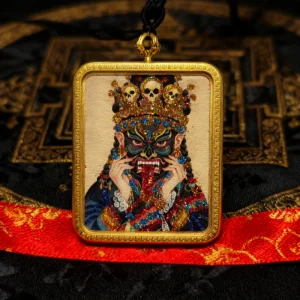 Zhaxi Lhamo Thangka Pendant